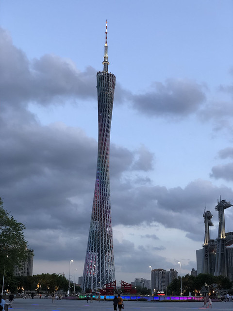 Canton Tower at sunset