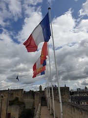 Flags of Normandy and FRance - Photo of Saint-André-sur-Orne