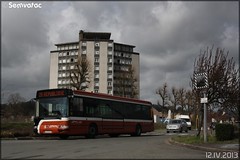 Irisbus Agora S – Setram (Société d'Économie Mixte des TRansports en commun de l'Agglomération Mancelle) n°612