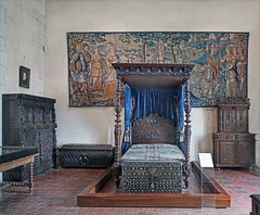 La chambre dite de Catherine de Médicis (Château de Chaumont-sur-Loire)