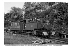 St. Bonnet-Avalouze. Loco no. 64 and old carriage. 21.6.63 - Photo of Tulle