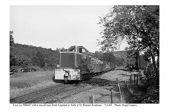 St. Bonnet-Avalouze. No. BB402 & train for Tulle. 21.6.63 - Photo of Tulle