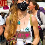 Climate Change Protester by Richard Goldthorpe