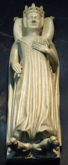 Gisant de Jeanne de Bourbon, reine de France, morte en 1378. Provenant du couvent des Célestins de Paris. Aujourd-hui Saint-Denis, basilique. - Photo of Saint-Denis