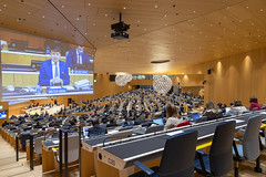 Delegates at the Opening of the WIPO Assemblies 2021 - Photo of Versonnex