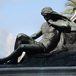 Piazza Cavour; Monumento a Cavour di Stefano Galletti 1895; Figura allegorica del Pensiero - https://www.flickr.com/people/82911286@N03/