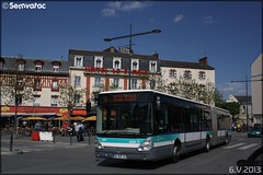Irisbus Citélis  18 – Keolis Rennes / STAR (Service des Transports en commun de l'Agglomération Rennaise) n°829 - Photo of Rennes