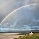 Luskentyre Rainbow by Martin Parratt