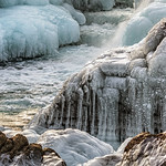 Frozen Waterfall, Iceland by Rachel Dunsdon