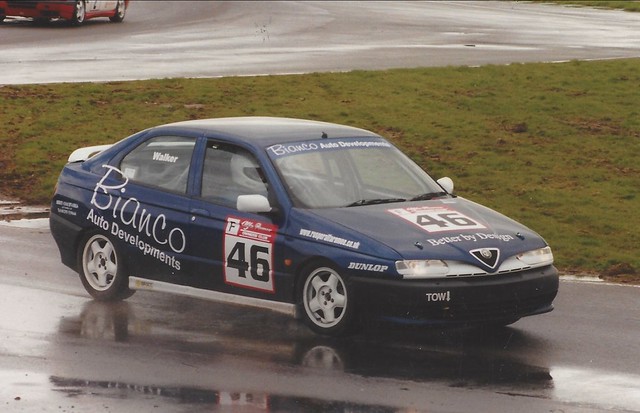 Gary Walker at a very wet Snetterton in 2001