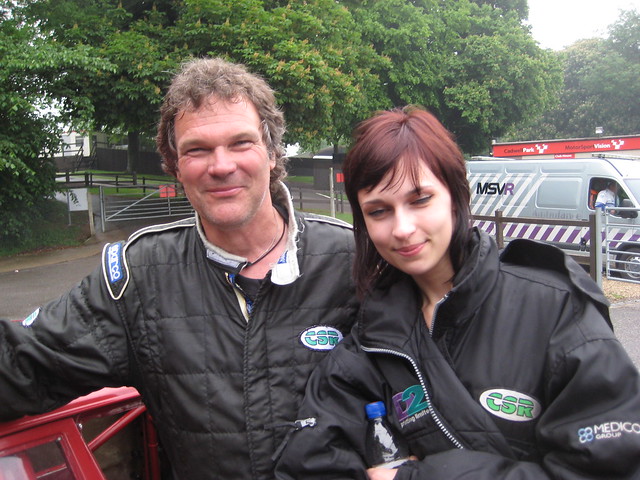 Chris Snowdon with daughter Bryony at Cadwell