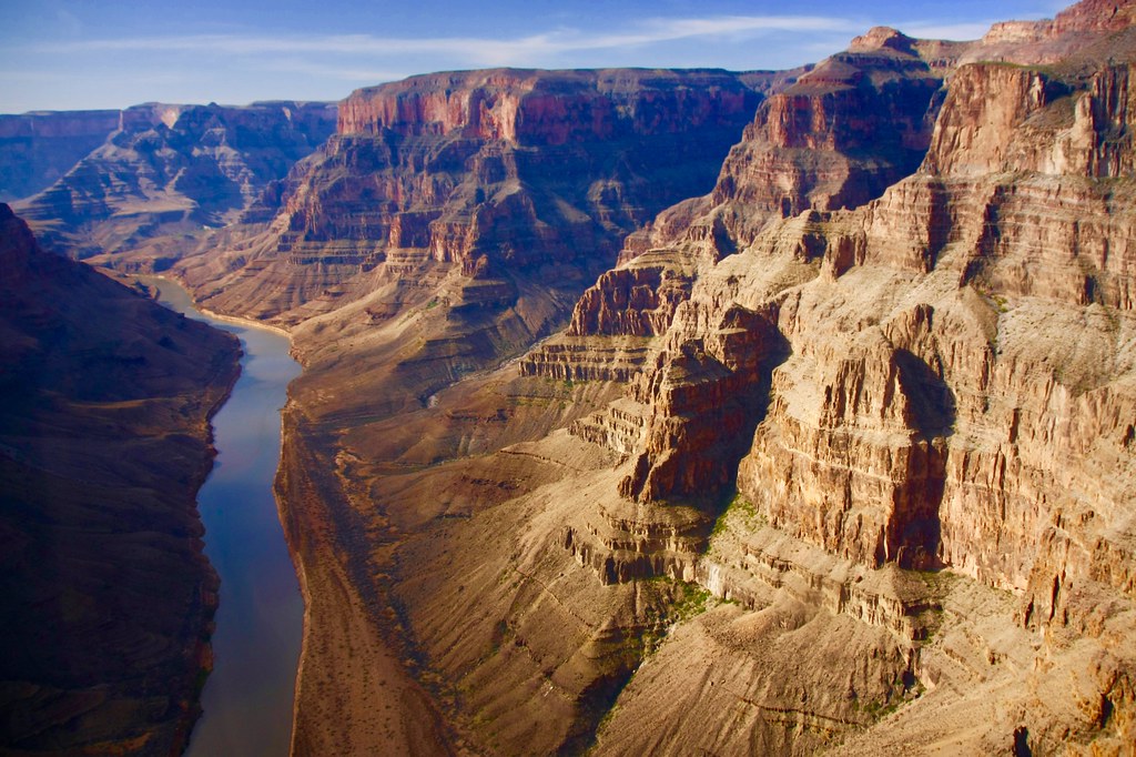Vue aérienne du Grand Canyon, Arizona
