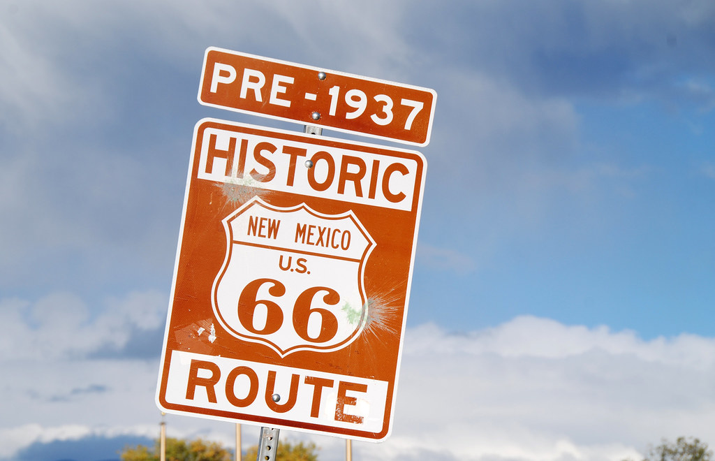 L'historique Route 66, dans le Nouveau-Mexique