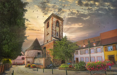 Clock - Photo of Maennolsheim