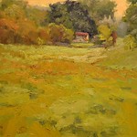 Green Field, Debra Joyce Dawson, Oil, 12" x 16", $1,150