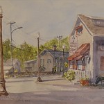 Canal Fulton, Bob Maurer, Watercolor, 10" x 14", $650
