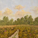 Granville Field, Weston Bush, Oil, 12" x 16", $670