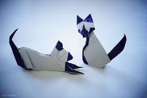 Origami Siamese Cats (Roman Diaz)