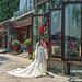 Bride.Qianhai Lake Park. Beijing.China.