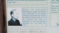 Cimetière du Camp du Vernet : Dibujo de Constantin Sikatchinsky - Photo of Gaudiès
