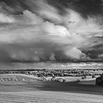Dramatic sky over Latchford by Iain Houston