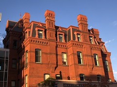 Blaine Mansion, November sunlight, from P Street NW, Dupont Circle, Washington, D.C.