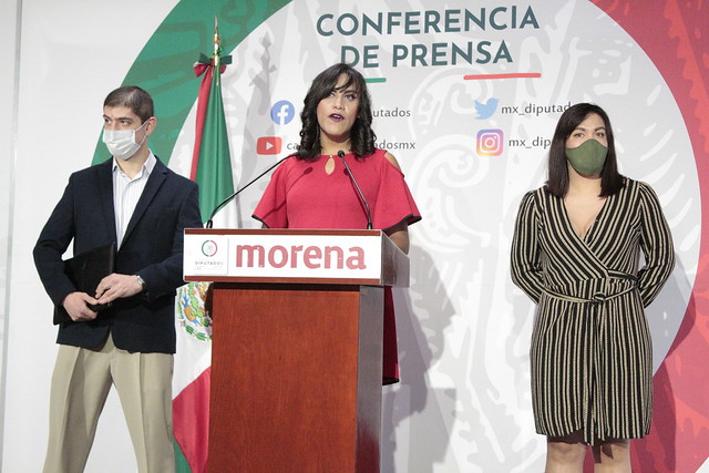 24/11/2021 Conferencia de Prensa de la Dip. María Clemente García Moreno
