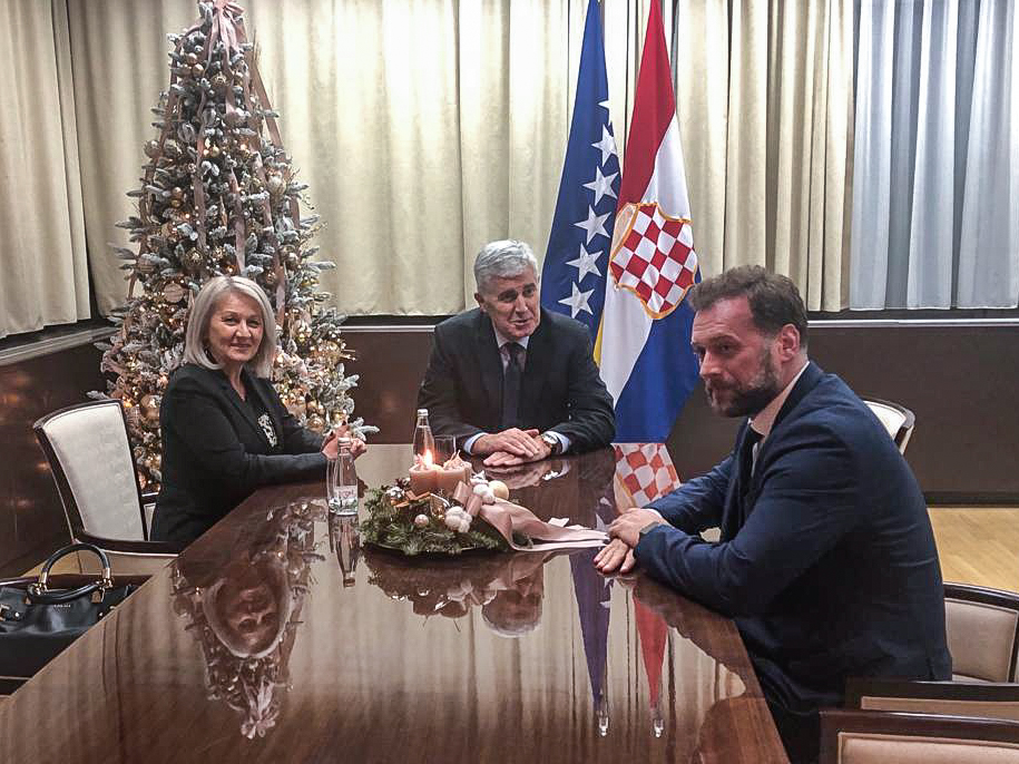 Ministar obrane susreo se s predsjedateljem Doma naroda Parlamentarne skupštine BiH Čovićem