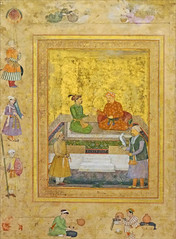 Akbar et son petit-fils Shah Jahan (musée Guimet, Paris)