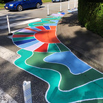 Ridgeway curb bulge murals - completed