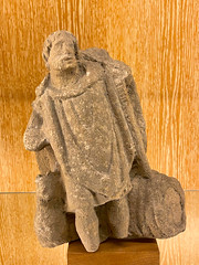 God with barrel (Sucellus?), Gallo-roman statue from Mâlain, Dijon Musée Archéologique, France