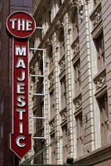 The Majestic Theater sign - Dallas, TX