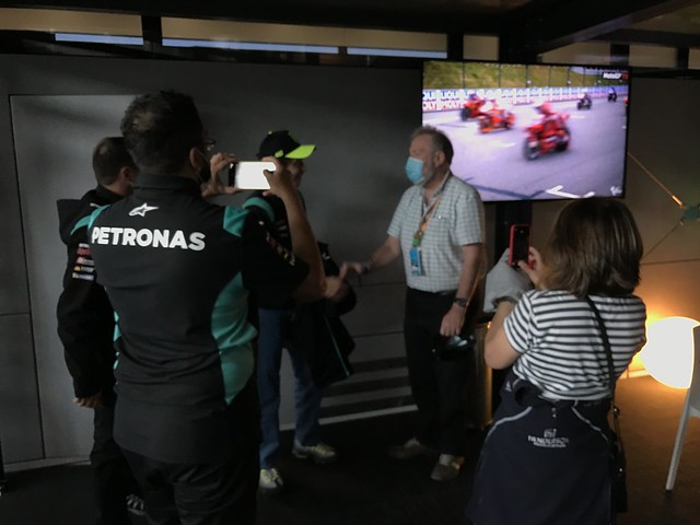 Petronas Yamaha team guests