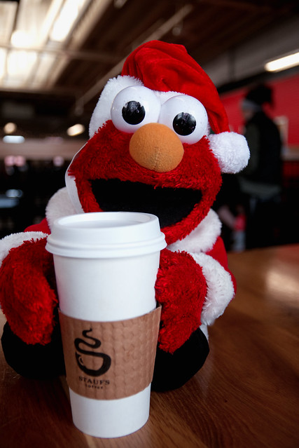 December 23 - Elmo needs a quick pick-me-up when spreading joy