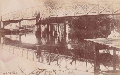 Swing Bridge in Sale, Victoria - 1908