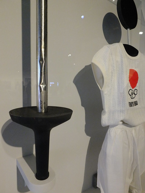 Photo：Torch and Torch Holder (1964) and Women's Torch Relay Uniform (1964) By failing_angel