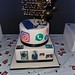 Two tiered 18th birthday cake