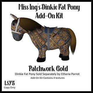 Miss Ing's Dinkie Fat Pony Add On Kit PIC