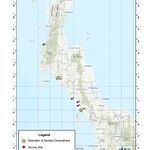 Map of survey sites: Spotted Greenshanks were detected in Ban Hua Hin (a3) and Krabi Estuary (a4)