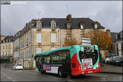 Heuliez Bus GX 337 – Compagnie des transports Golfe du Morbihan – Vannes Agglomération (RATP Dev) / Kicéo n°74456