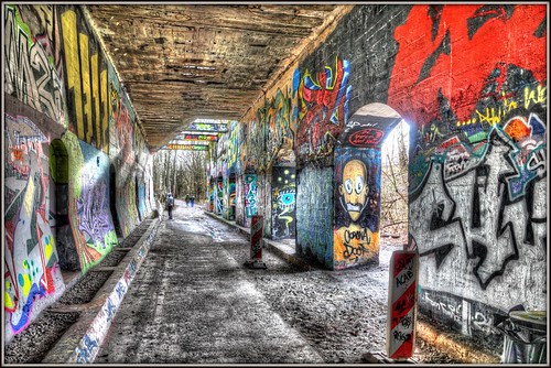 Graffitti-Tunnel