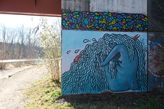 Graffiti @ Vallon du Fier @ Annecy - Photo of Annecy-le-Vieux