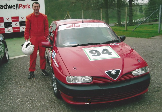 Graham Hall with ex Phil Snelling 145 at Cadwell 2009