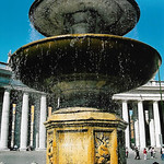 Vatican City,  Piazza di San Pietro, fountain - https://www.flickr.com/people/44884174@N08/