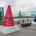 Weihnachtsbäume an der Marina Bay in Singapur
