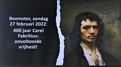 27 februari 2022: 400 jaar Carel Fabritius: Onvoltooide vrijheid!