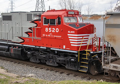 Knoxville Locomotive Works KLWX 8520 (AC44C6CF) CN Train:A432 Memphis, Tennessee