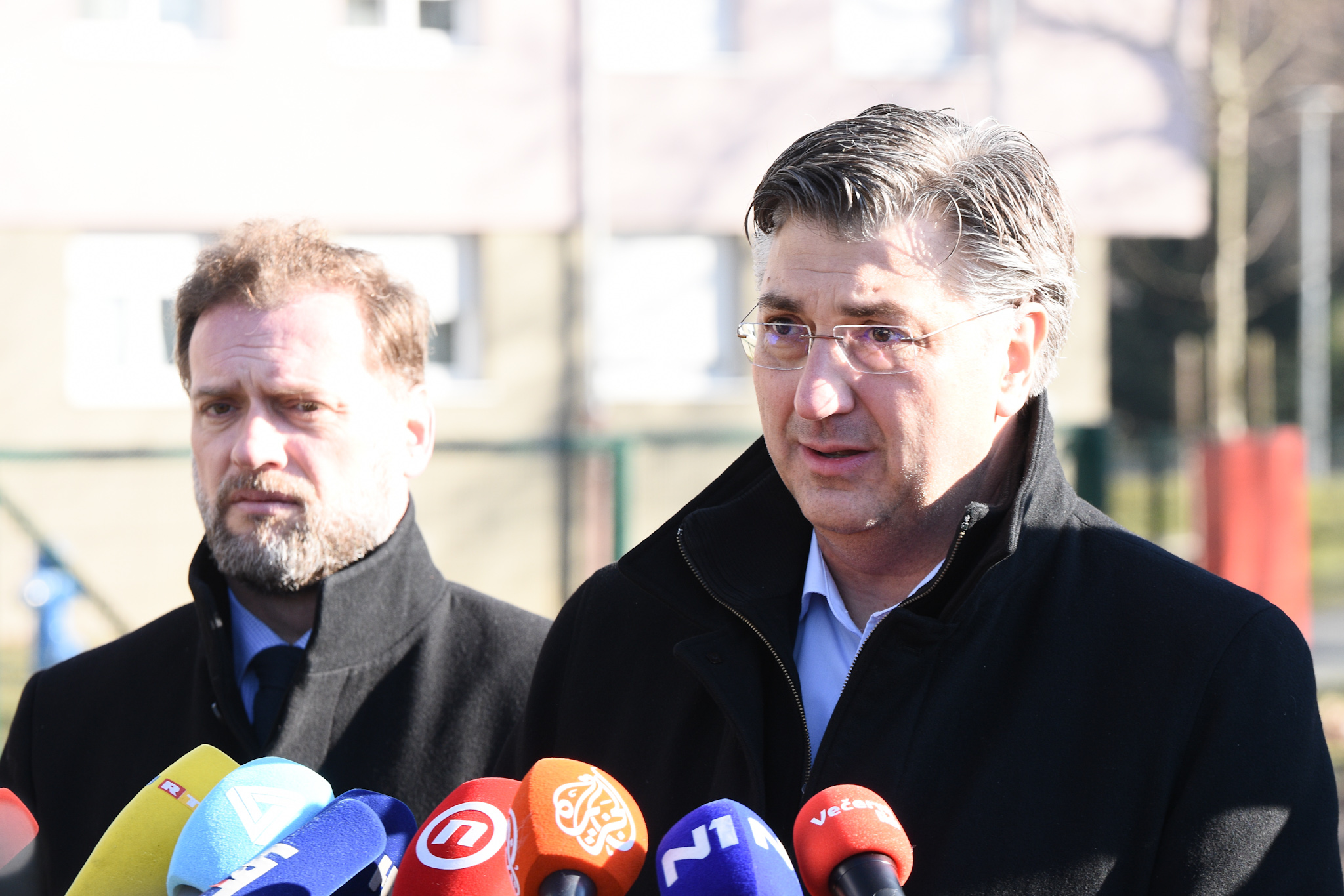 Ministar Banožić obišao mjesto pada letjelice u Zagrebu