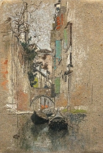 "Canal Vénitien" de J. M. Whistler (Musée d'Orsay, Paris)