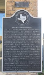 Faulk and Gauntt Building Marker (Athens, Texas)
